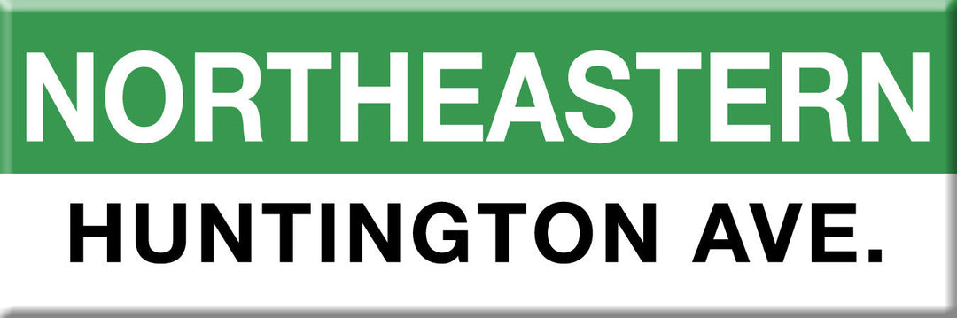 Green Line Station Magnet: Northeastern; Huntington Ave.