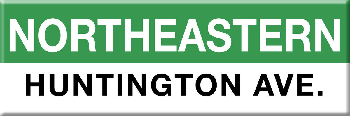 Green Line Station Magnet: Northeastern; Huntington Ave.