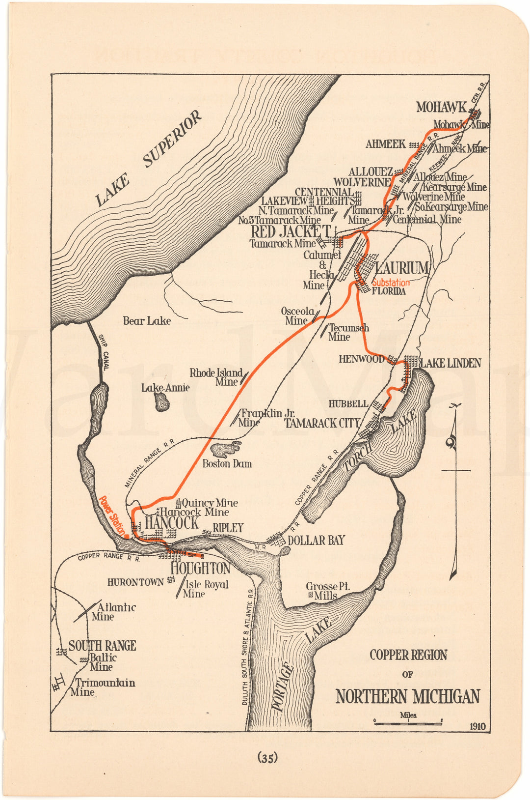 Copper Region of Northern Michigan 1913