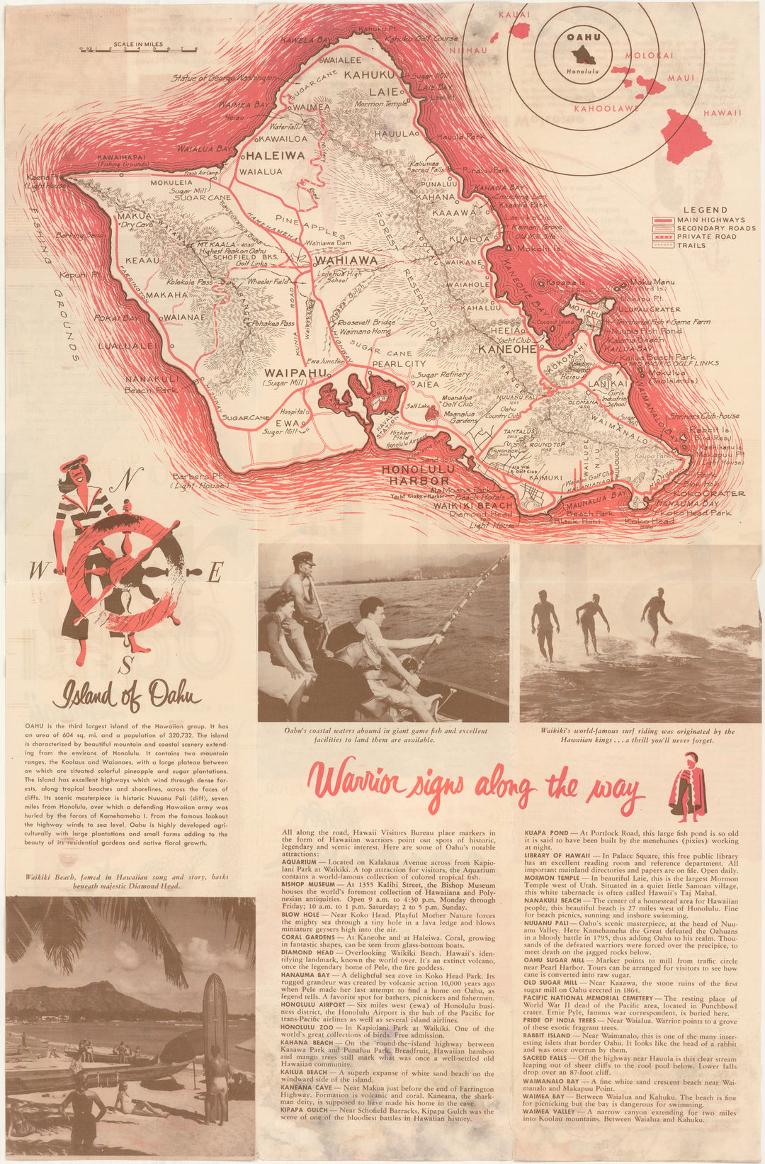 Oahu, Hawaii Mid-20th Century