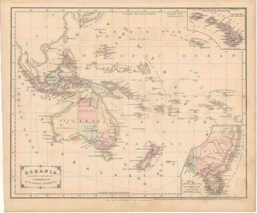 Oceania 1866 (Cornell's)
