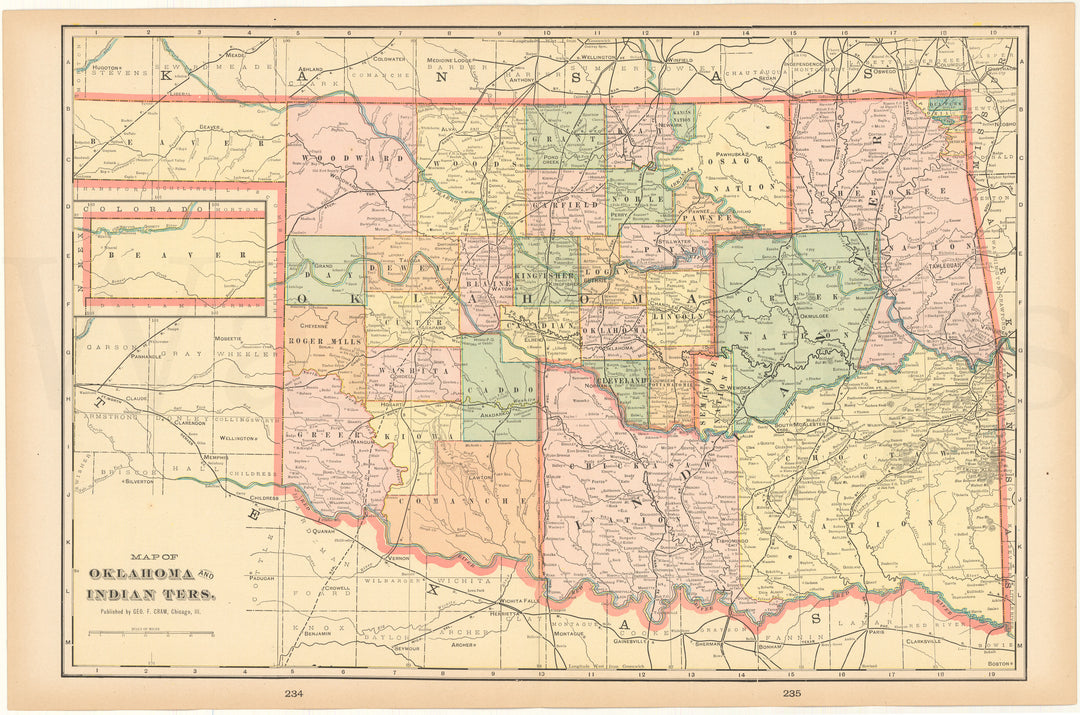 Oklahoma and Indian Territories 1903