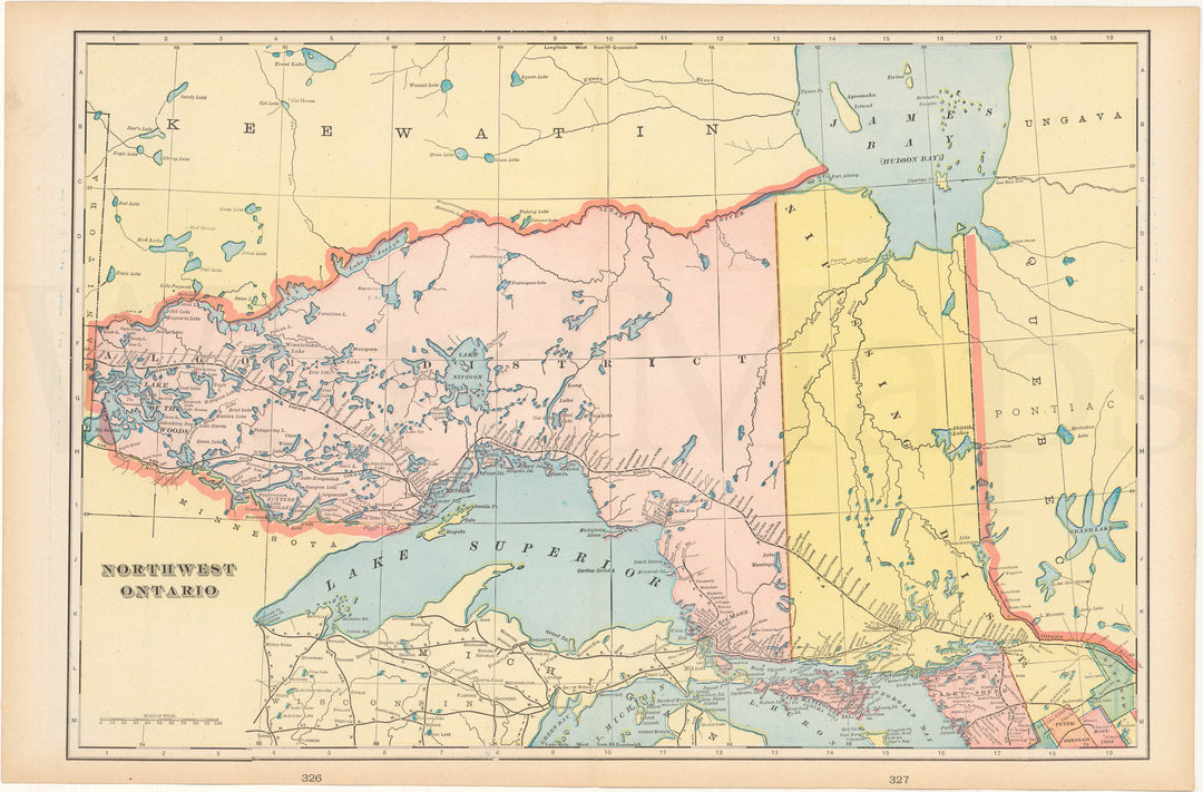 Ontario, Canada 1903: Northern Part