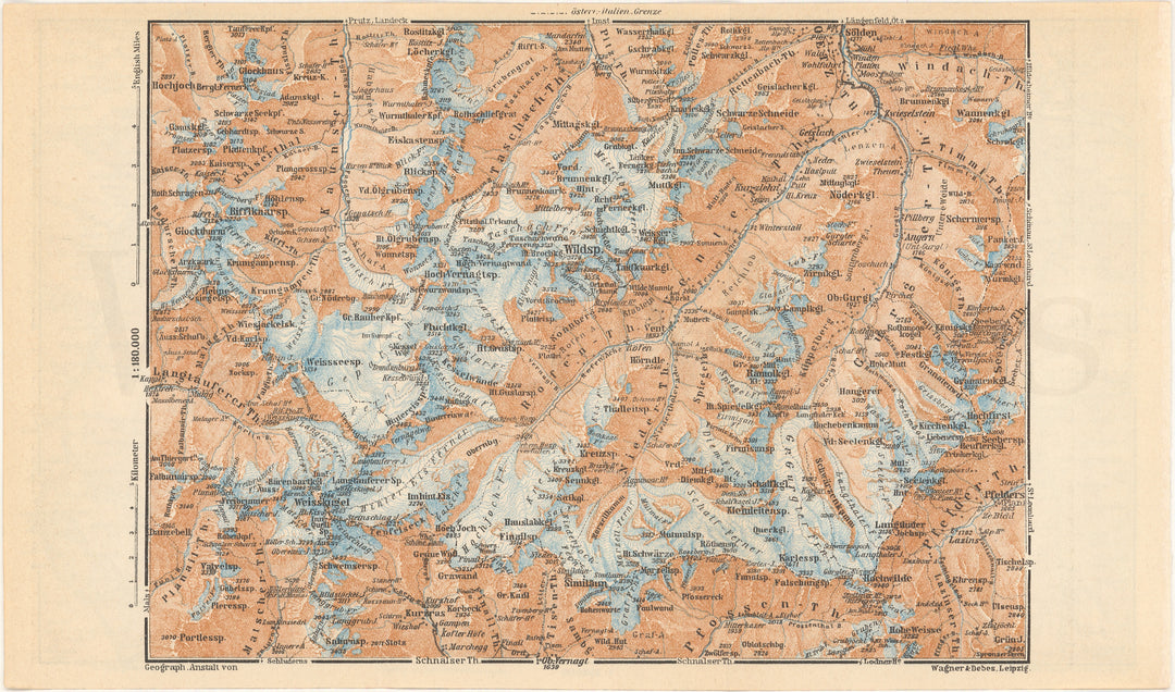 Otztal Alps, Austria and Italy 1929