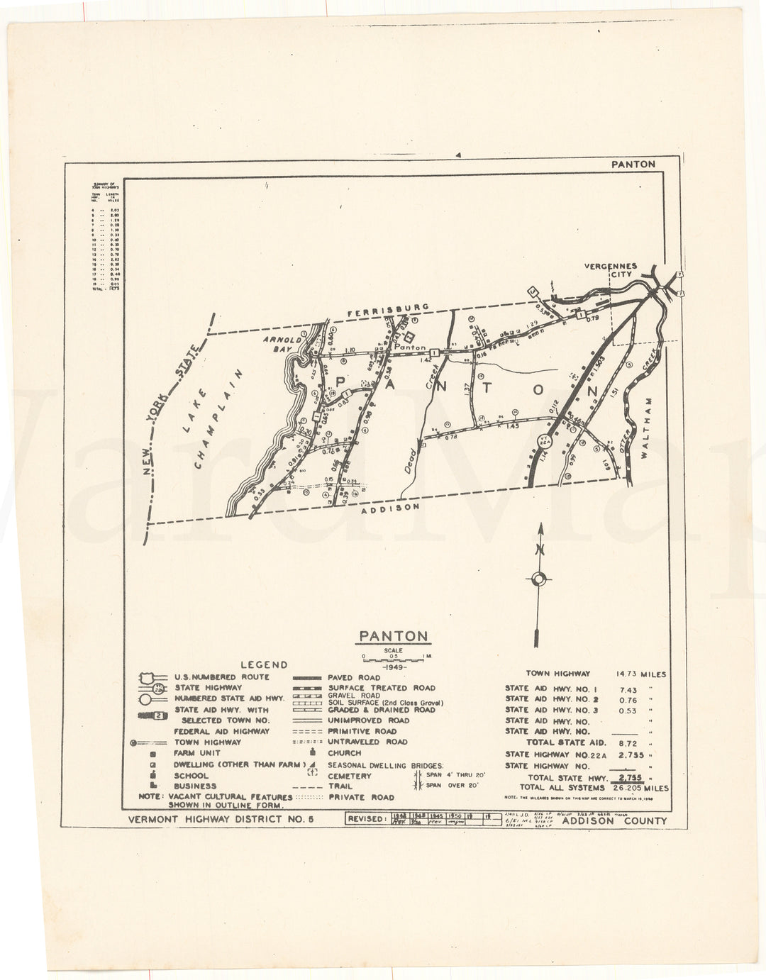 Panton, Vermont 1969