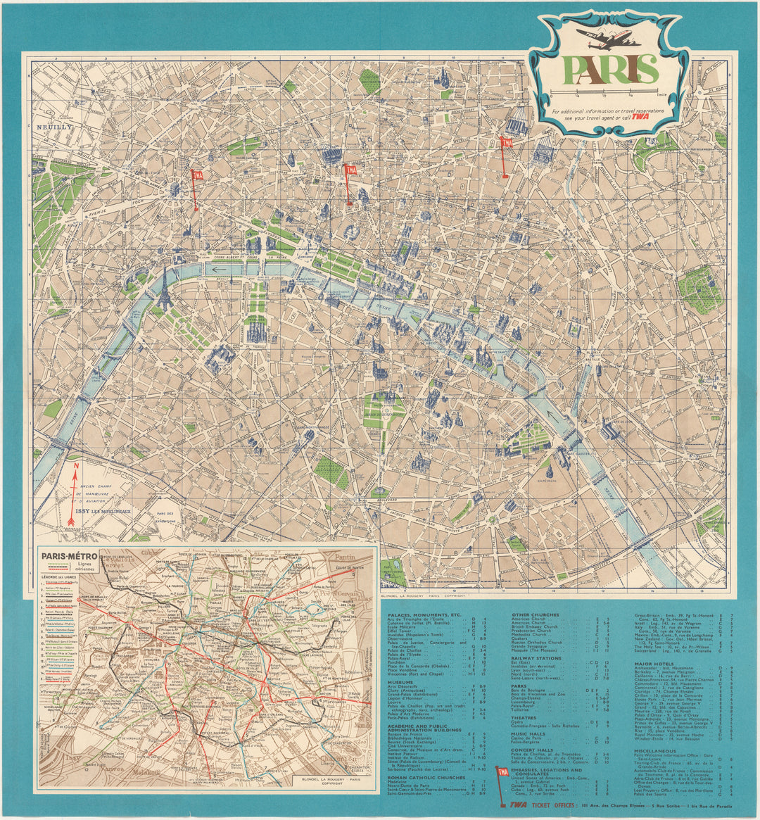 Paris, France Mid-20th Century (TWA)