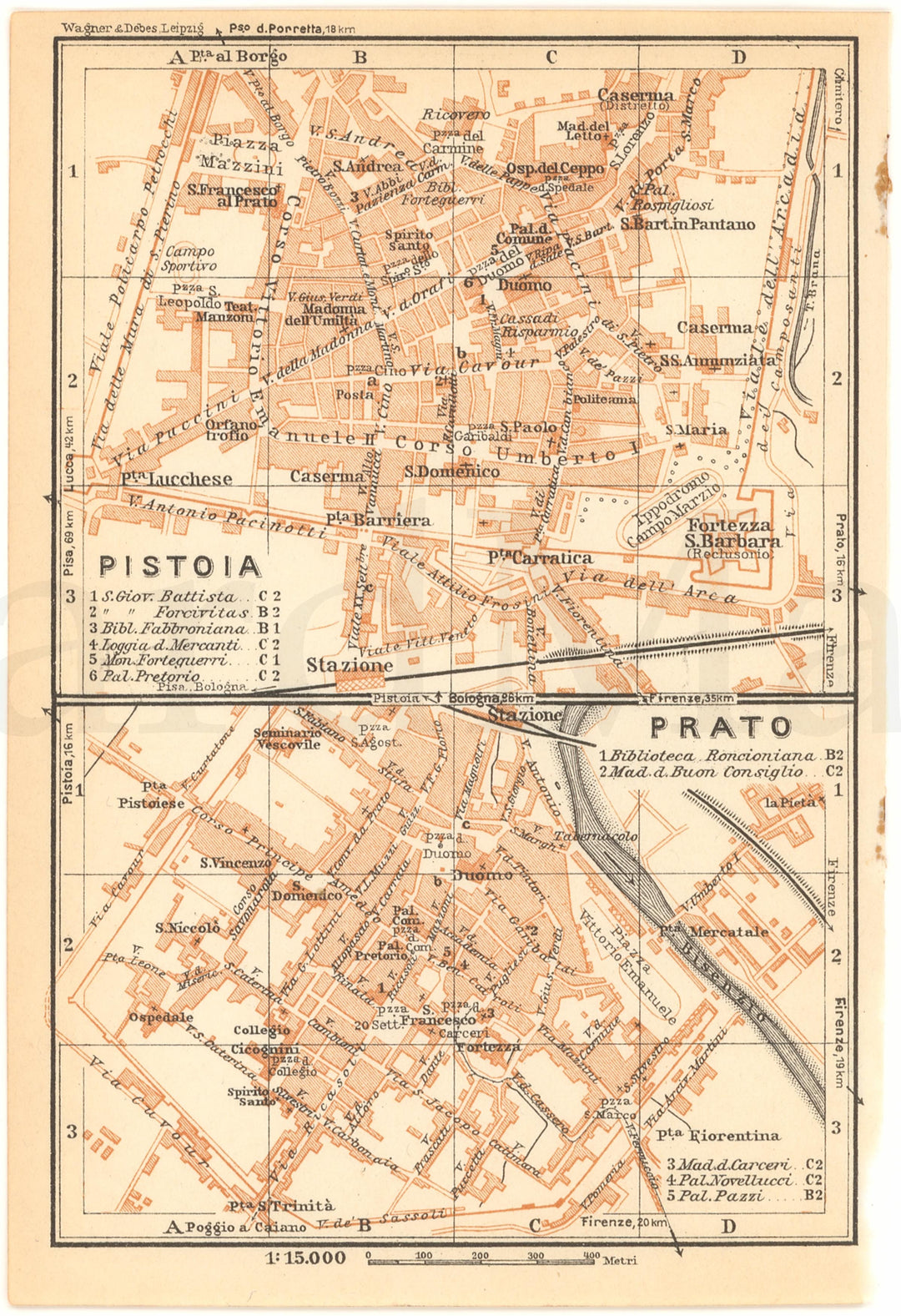 Pistoia and Prato, Italy 1930
