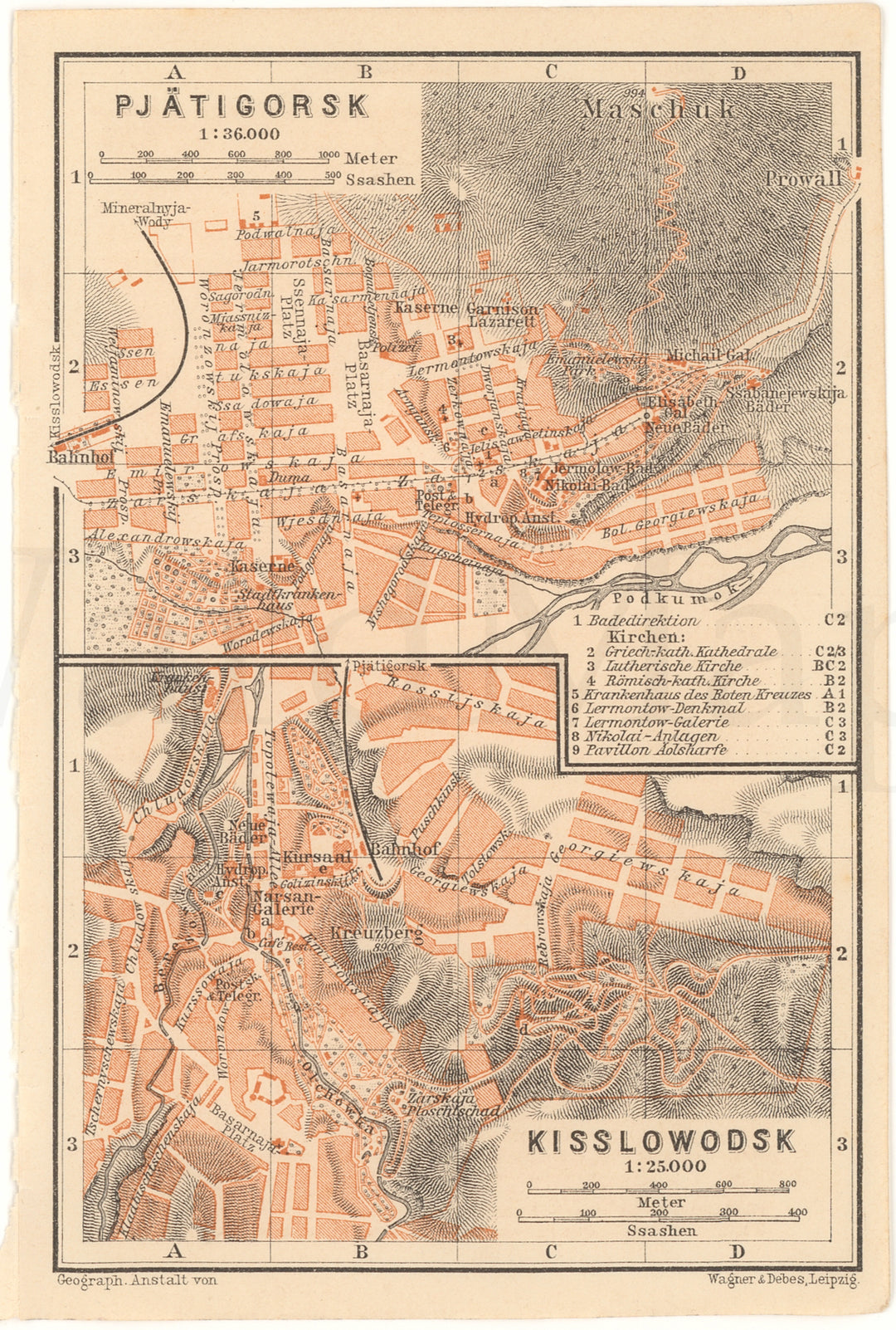 Pyatigorsk and Kislovodsk, Russia 1904