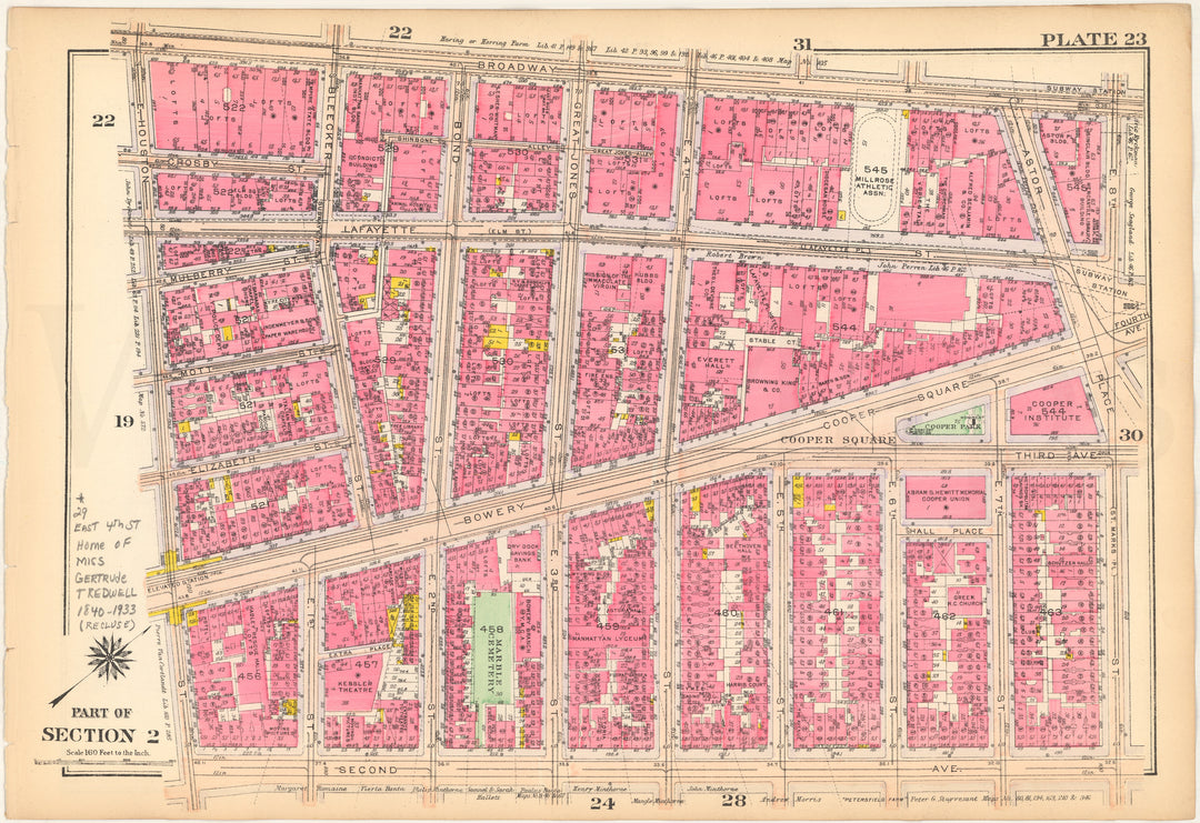 Manhattan, New York 1916 Plate 023 (from Vol. 1)
