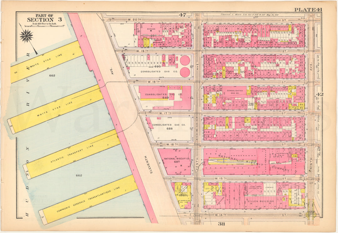 Manhattan, New York 1916 Plate 041
