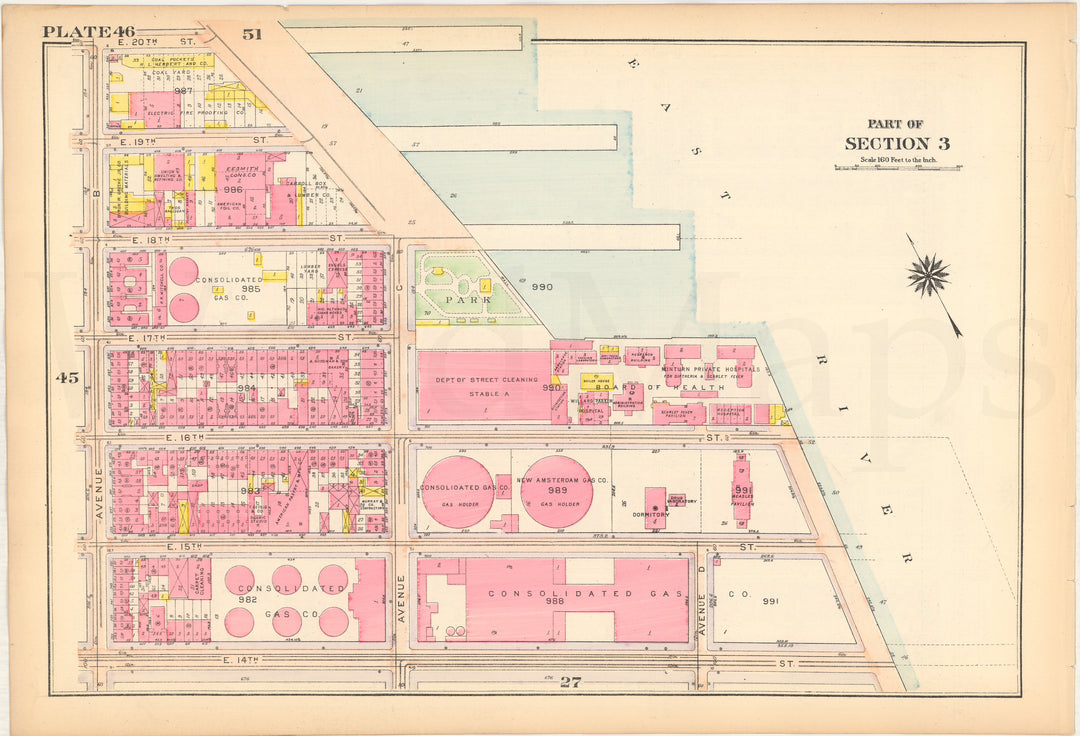 Manhattan, New York 1916 Plate 046
