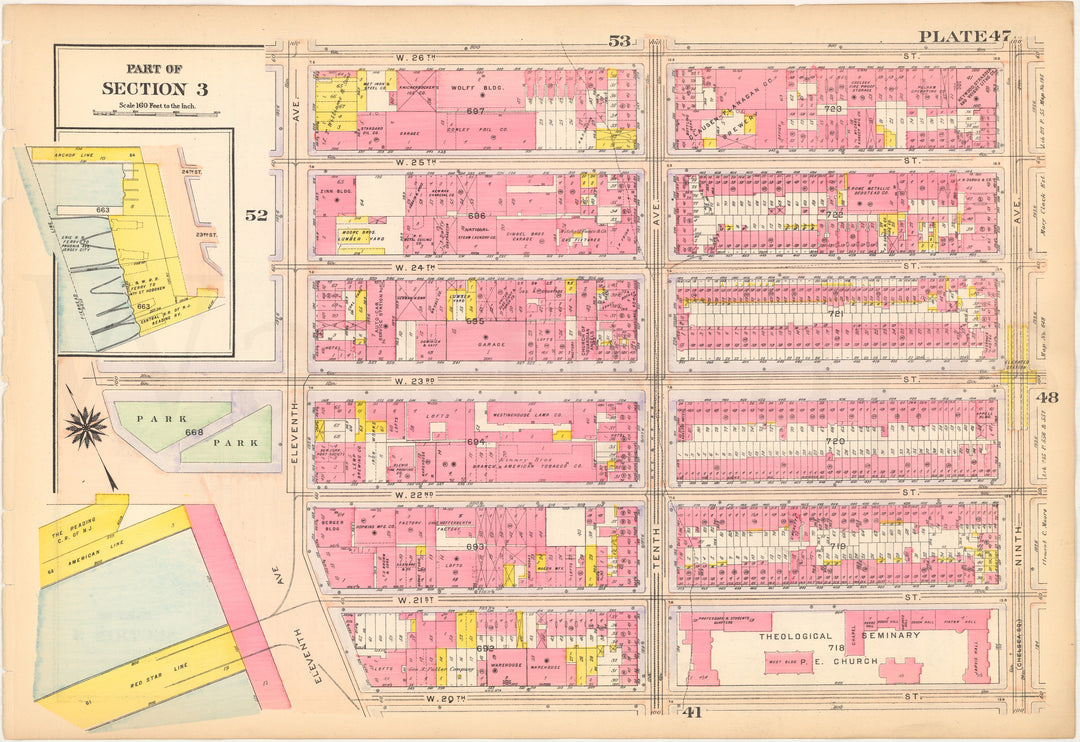 Manhattan, New York 1916 Plate 047