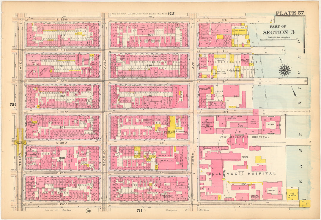 Manhattan, New York 1916 Plate 057