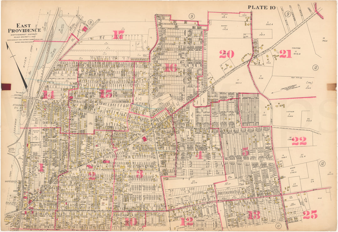 East Providence, Rhode Island 1917 Plate 10