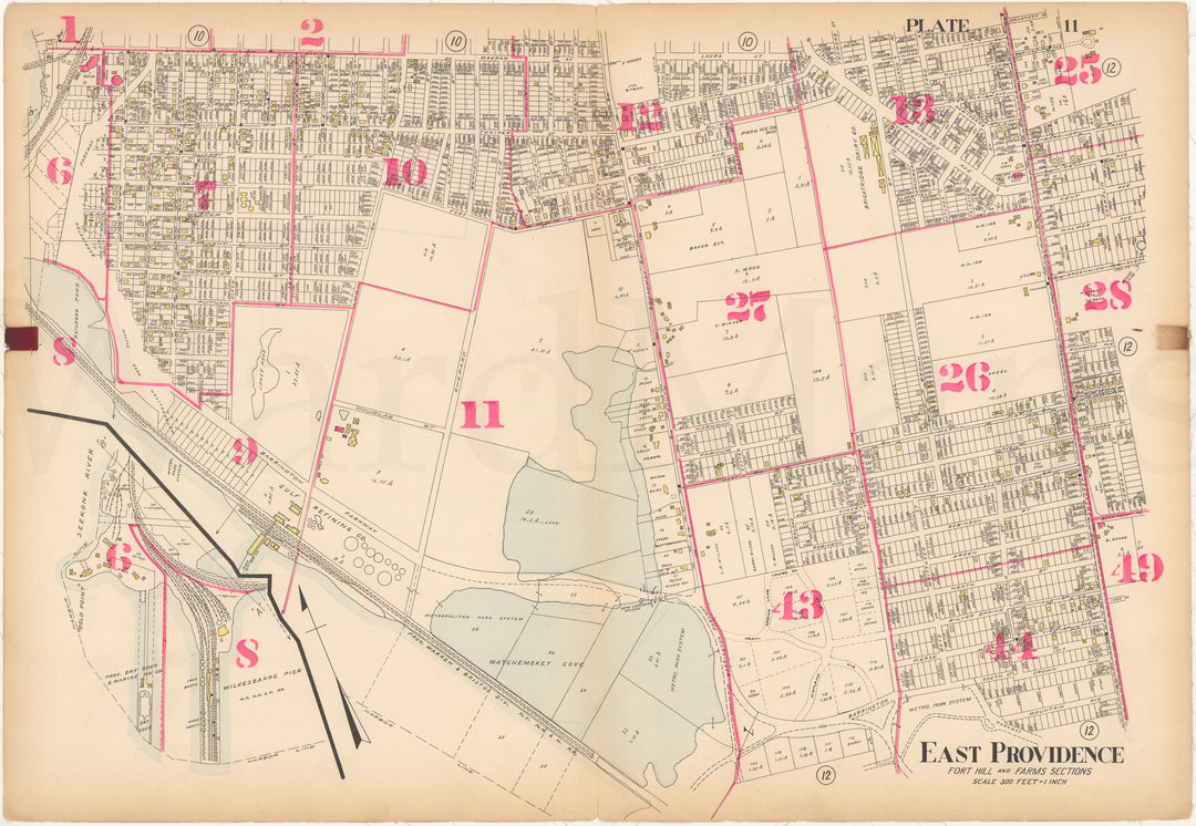 East Providence, Rhode Island 1917 Plate 11
