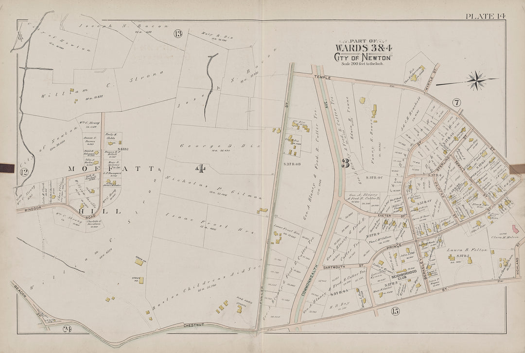 Newton, Massachusetts 1895 Plate 014