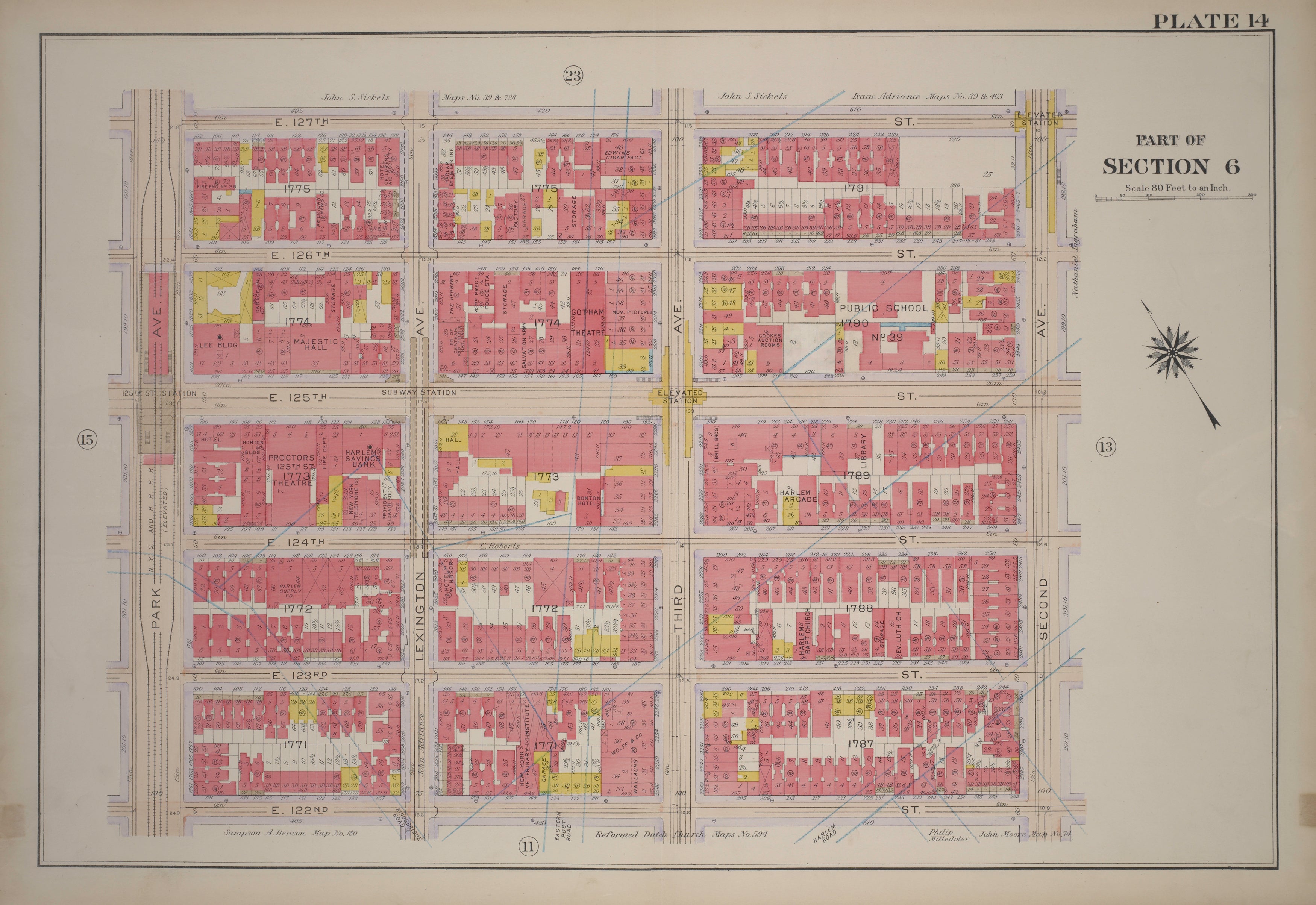 Manhattan, New York 1914, Vol. 4, Plate 014 – WardMaps LLC