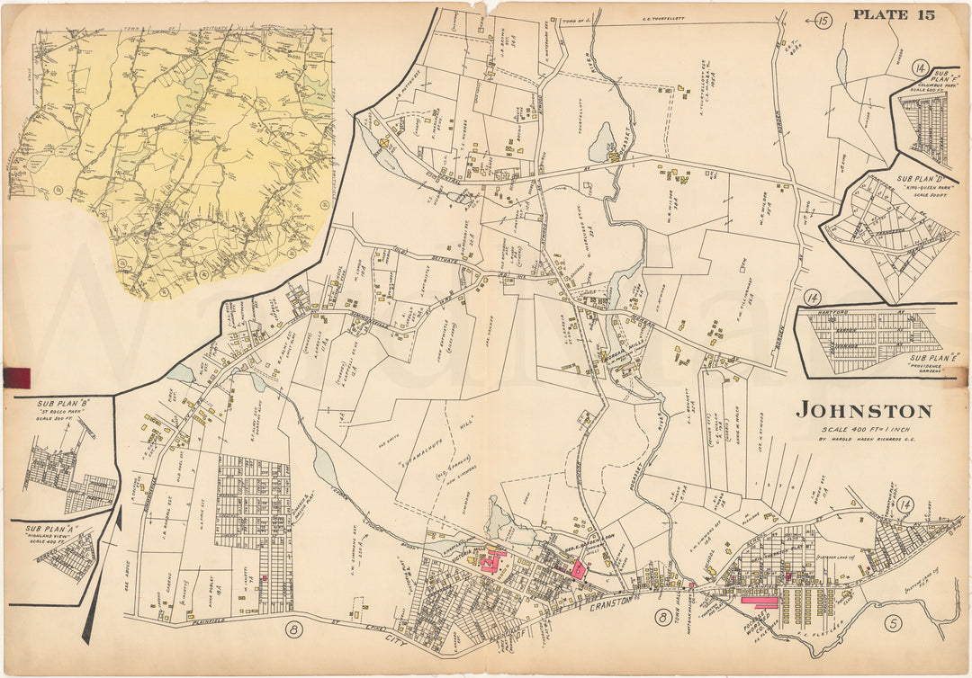 Johnston, Rhode Island 1917 Plate 15