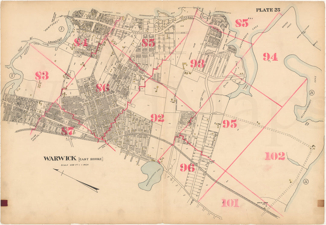 Warwick, Rhode Island 1917 Plate 25
