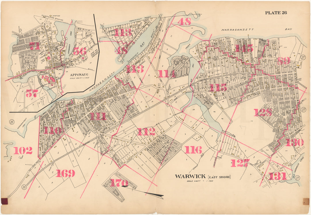 Warwick, Rhode Island 1917 Plate 26