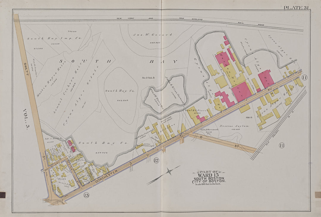 South Boston, Massachusetts 1891 Plate 031