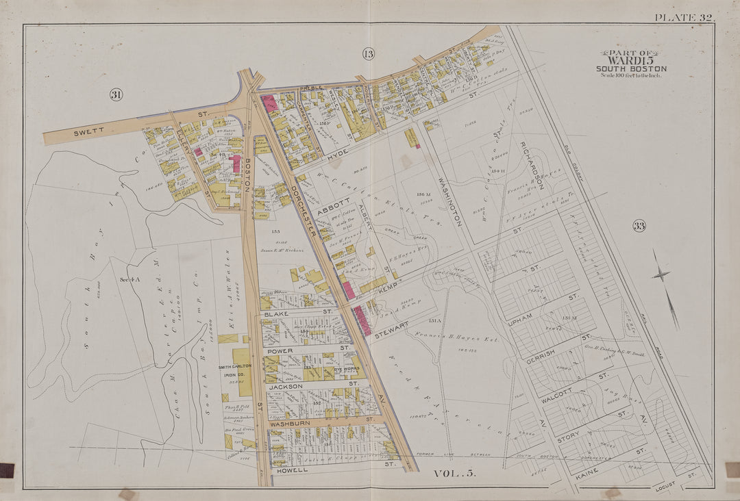 South Boston, Massachusetts 1891 Plate 032