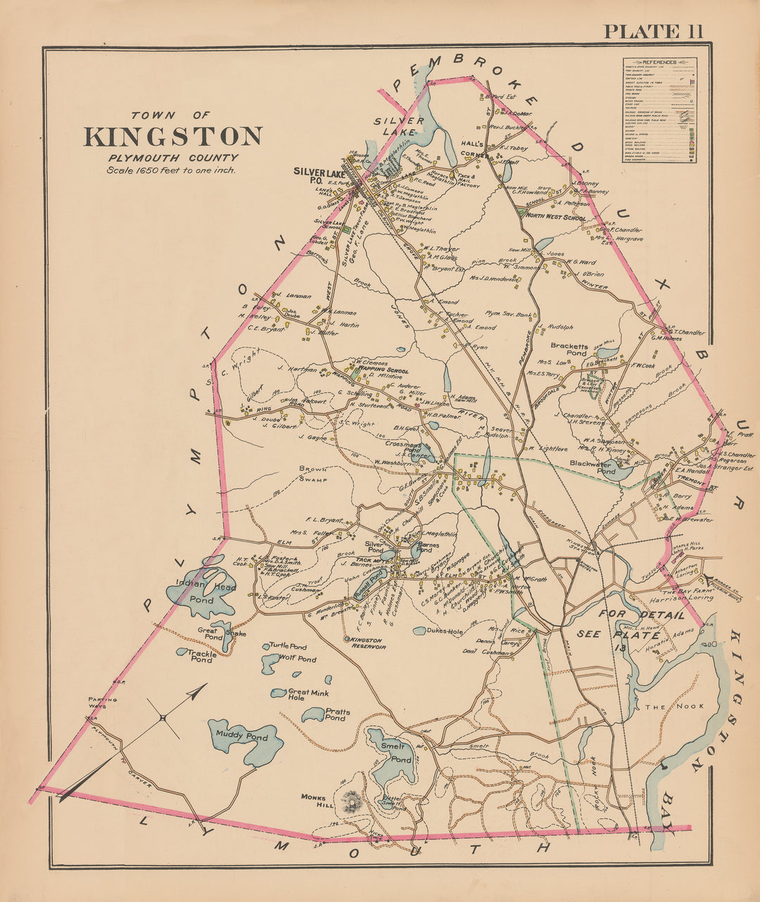 Plymouth County, Massachusetts 1903 Plate 011: Kingston