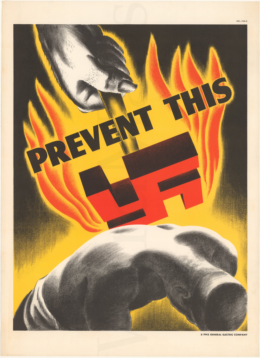 “Prevent This” WWII Poster 1942 – General Electric
