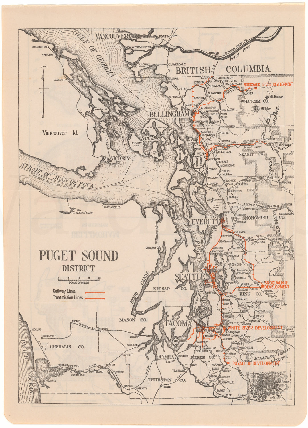 Puget Sound Traction, Light & Power Companies, Washington 1913