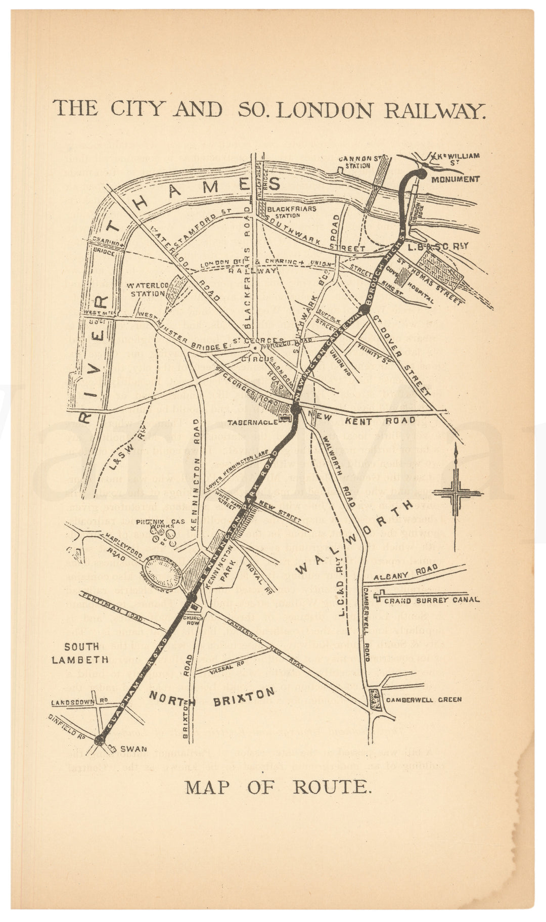 RTC Report 1892: The City and South London Railway, England