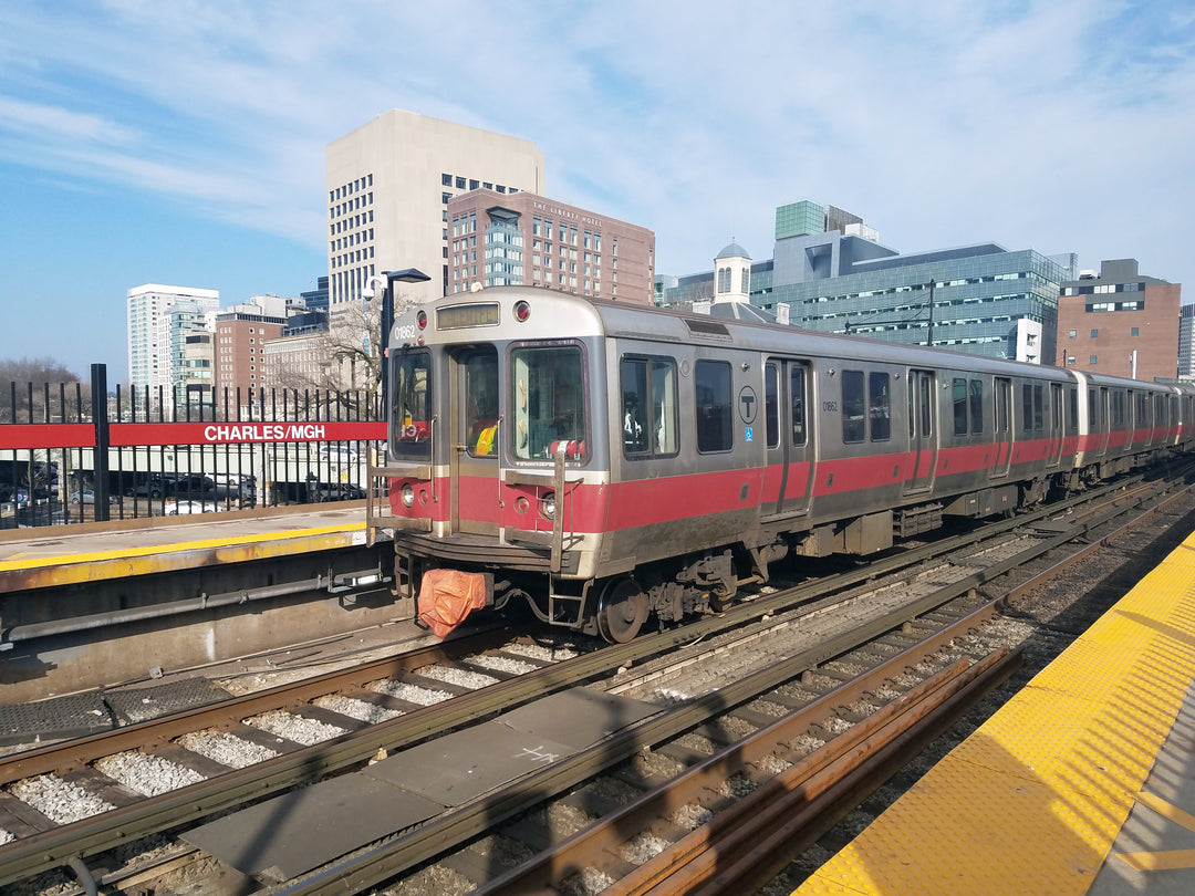MBTA 1800-series Red Line Train, Boston, Massachusetts, March 15, 2018