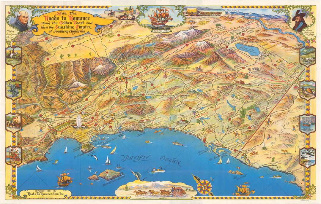 Southern California Roads to Romance 1961