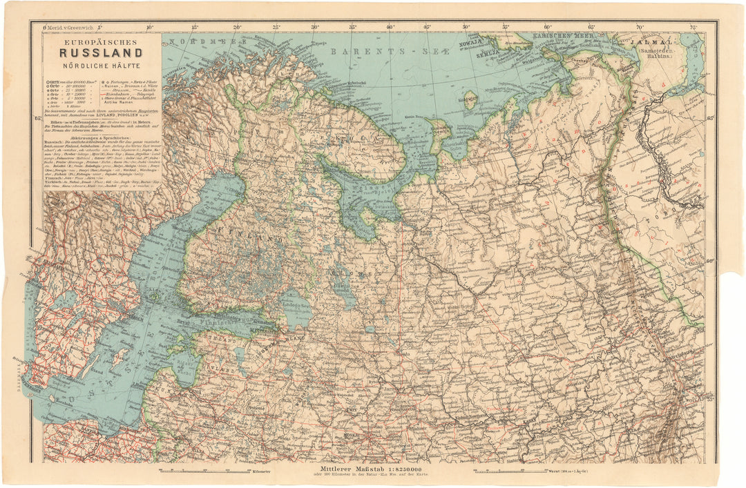 Russia 1904: Northern Half