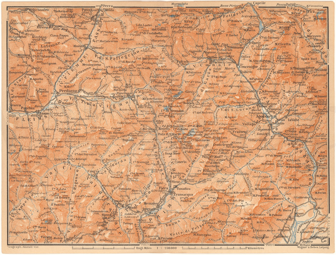 South Tyrol (Eastern Part), Italy 1911: Dolomites