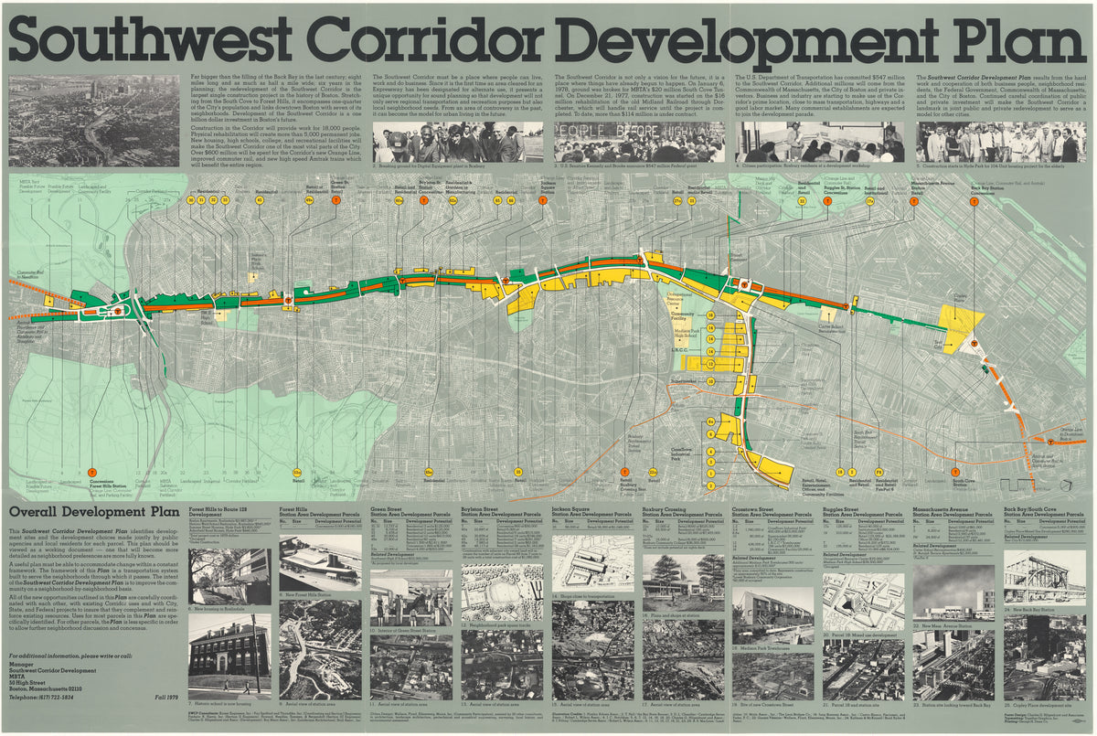 Southwest Corridor Development Plan, Boston, Massachusetts 1979 ...