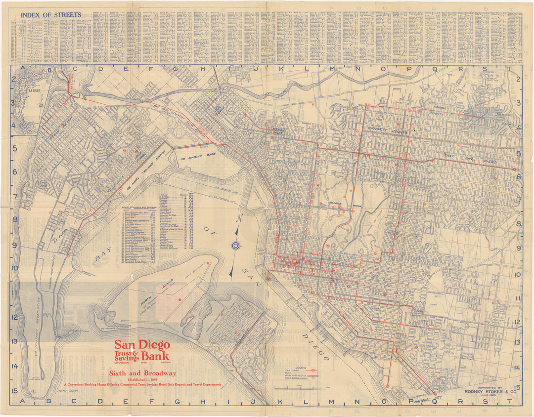 San Diego, California 1926