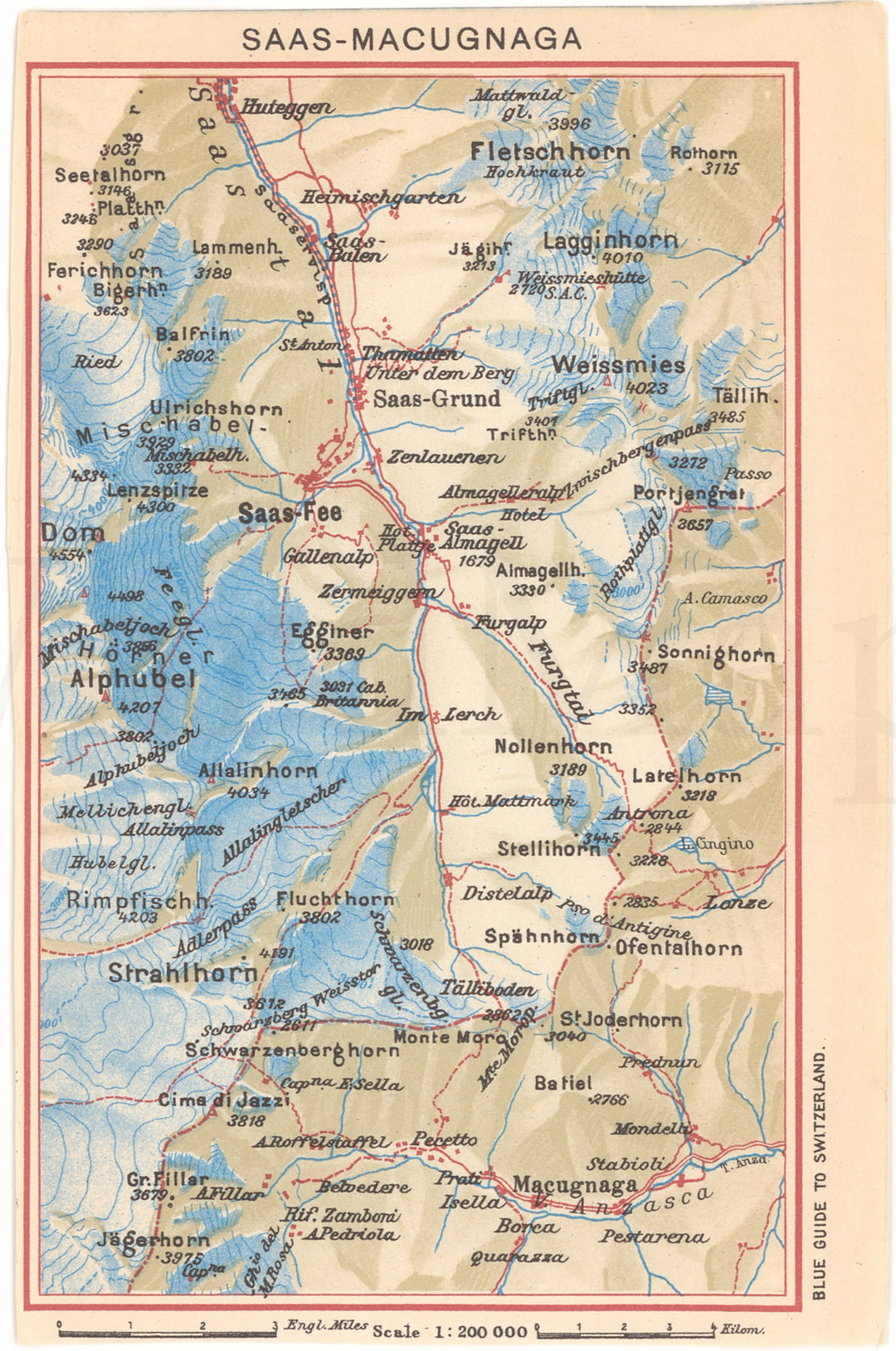 Saas - Macugnaga Region, Switzerland 1948