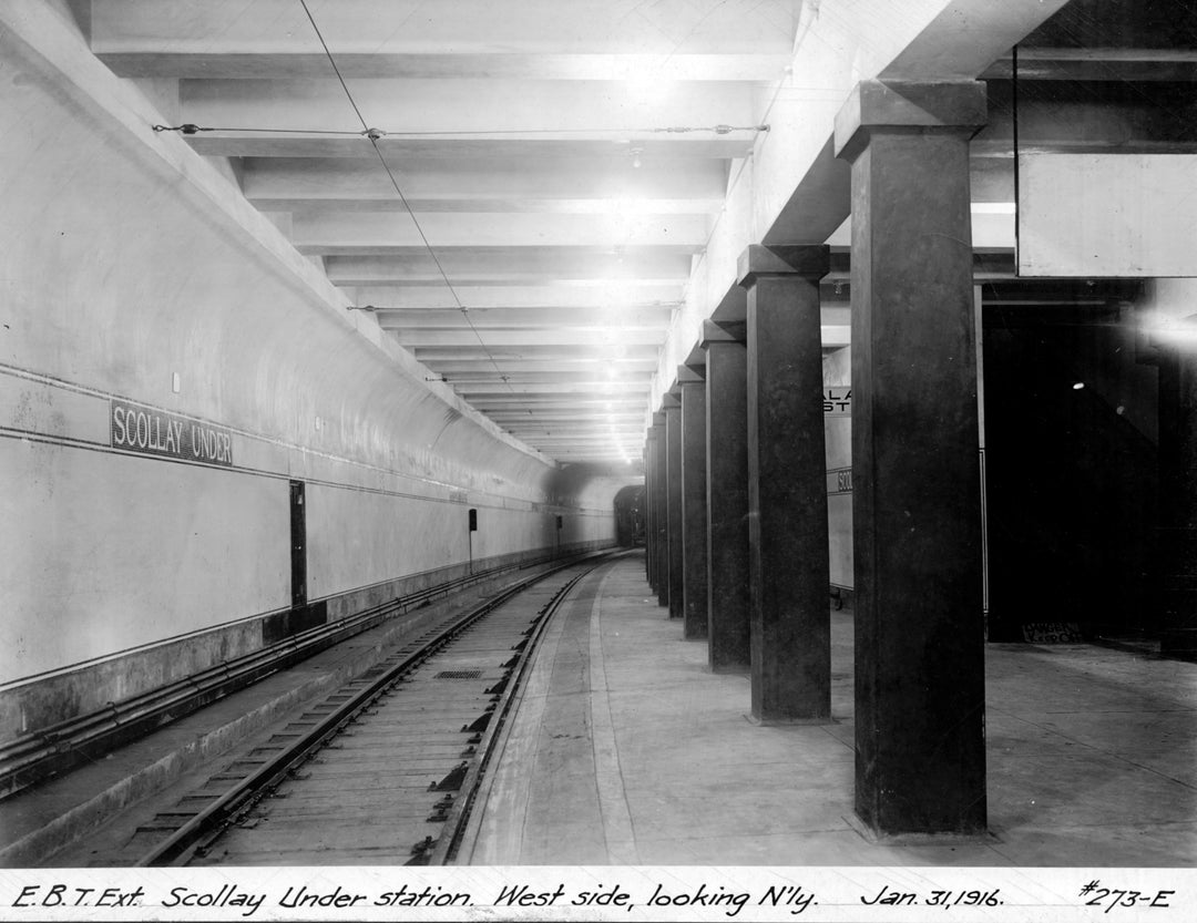 Scollay Under Station, Boston, Massachusetts, January 31, 1916