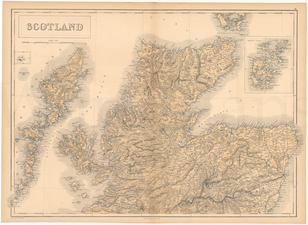 Scotland 1857: Northern Part