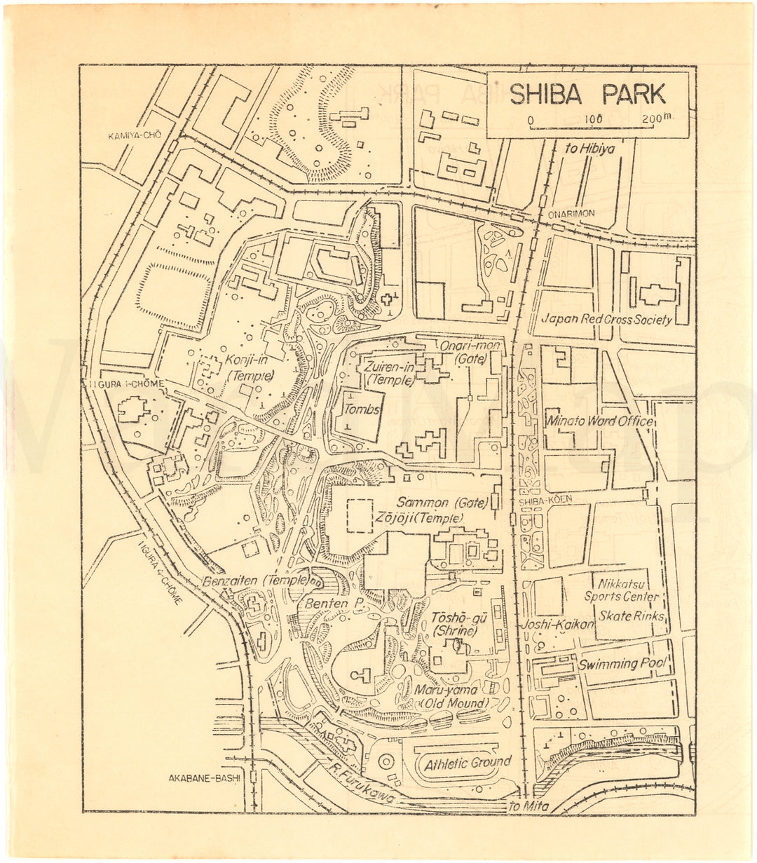 Tokyo, Japan 1952: Shiba Park