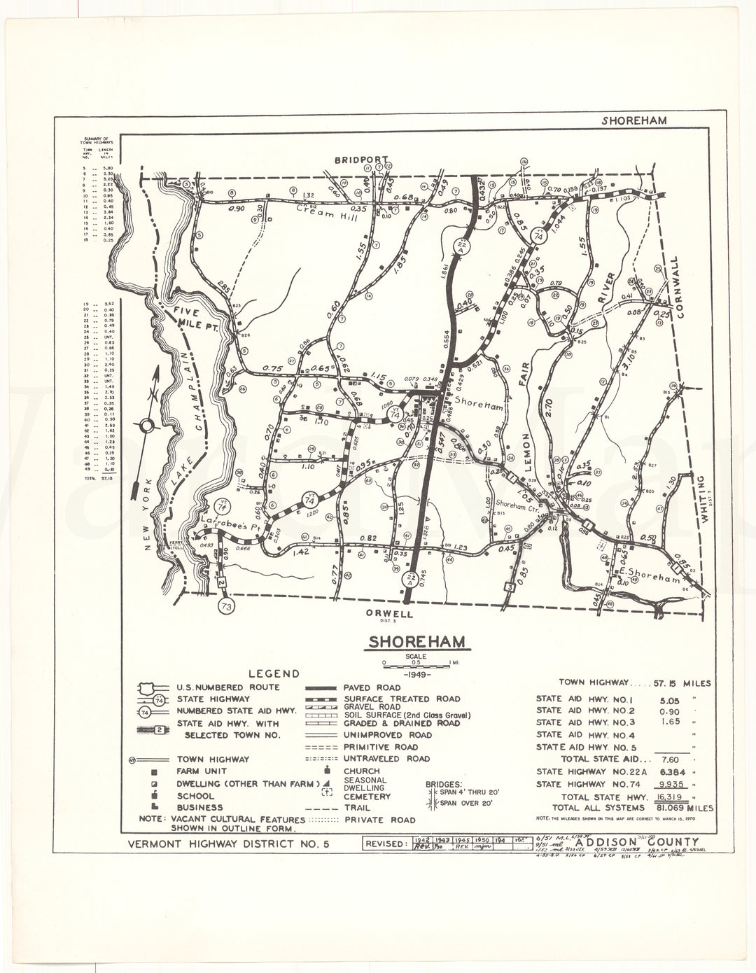 Shoreham, Vermont 1970