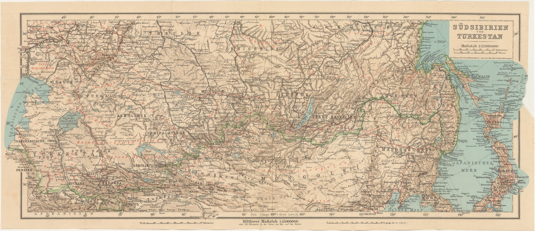 Russia 1904: South Siberia and Turkestan