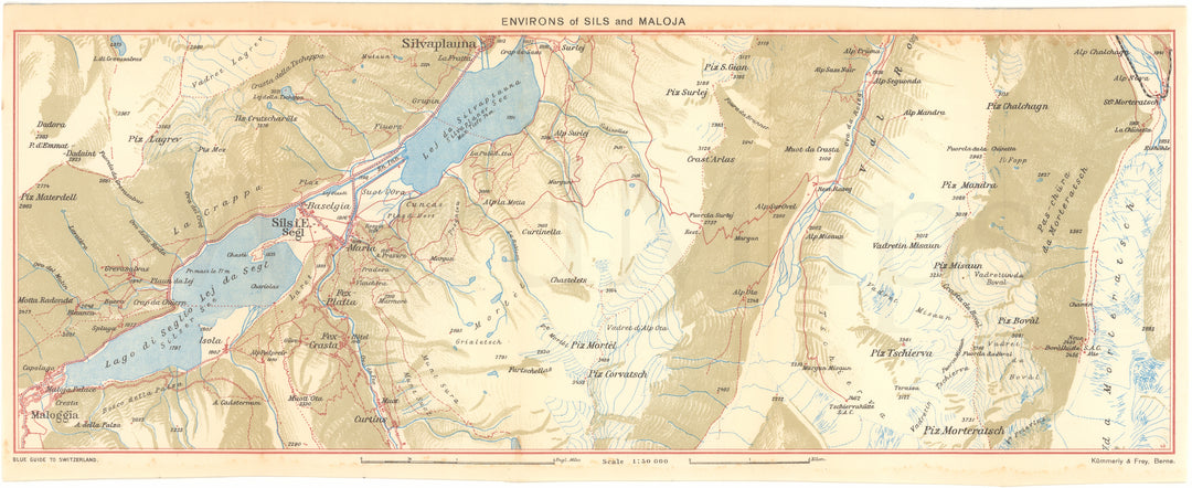 Sils and Maloja Region, Switzerland 1948