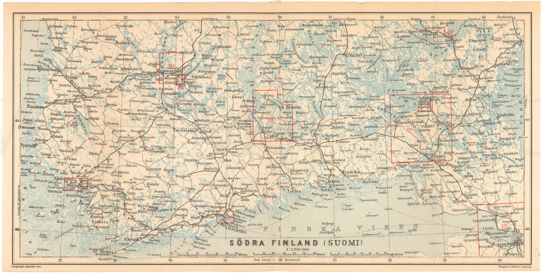Southern Finland 1912