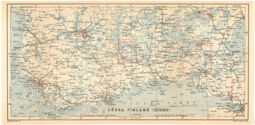 Finland 1929: Southern Part