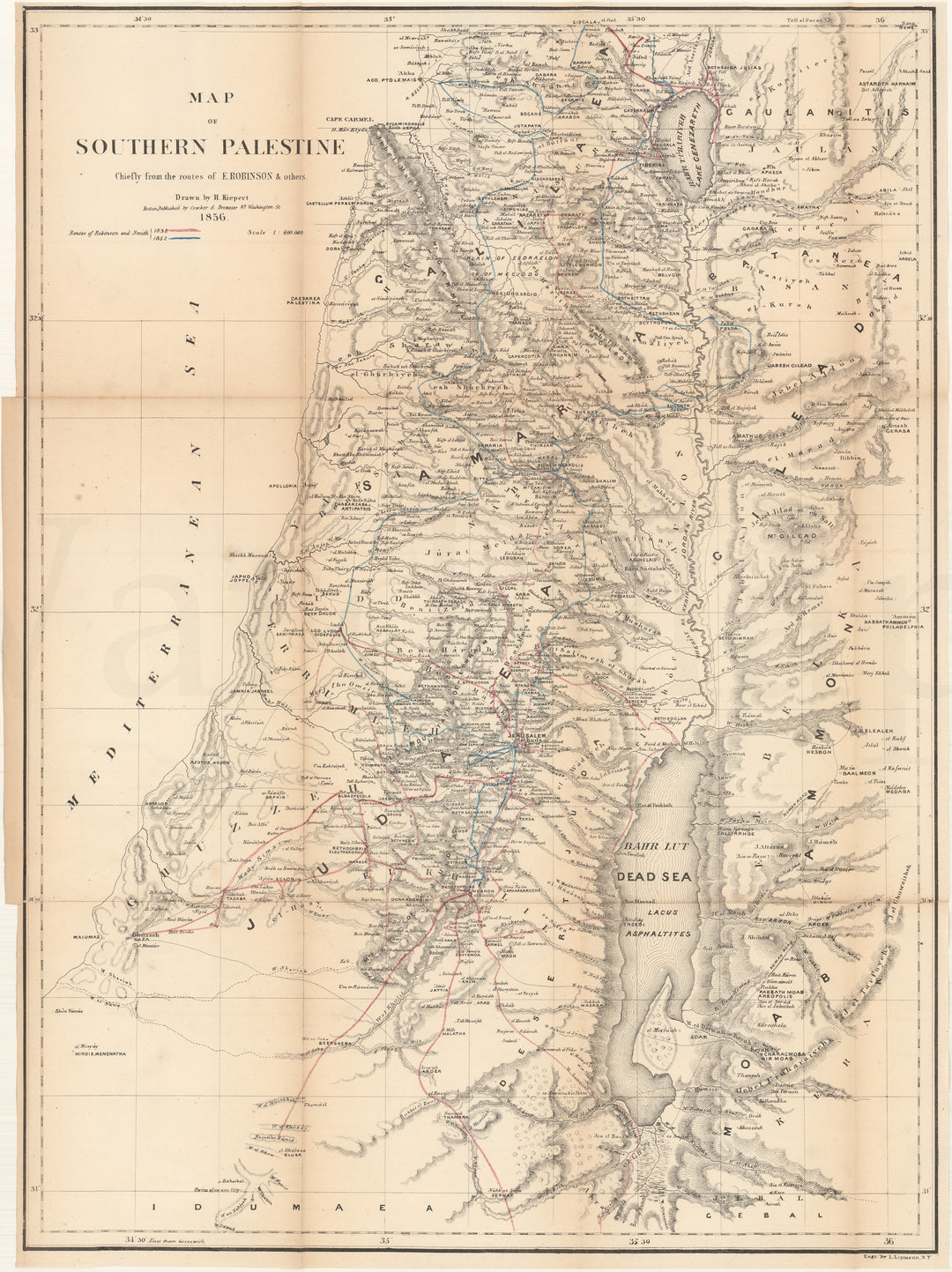 Southern Palestine 1856