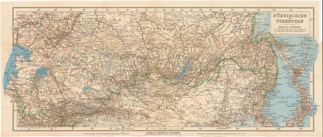 Russia 1912: South Siberia and Turkestan