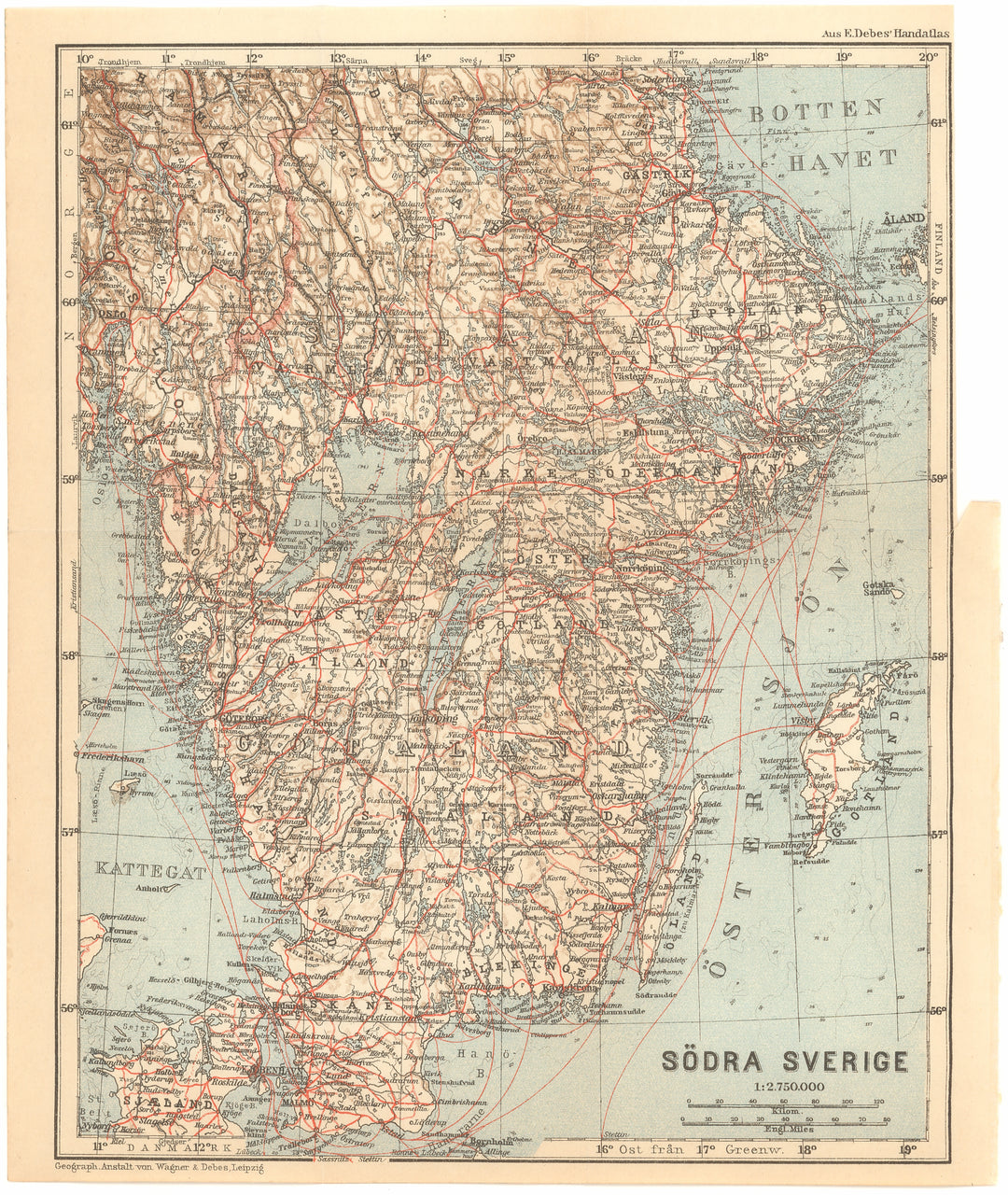 Sweden 1929: Southern Part