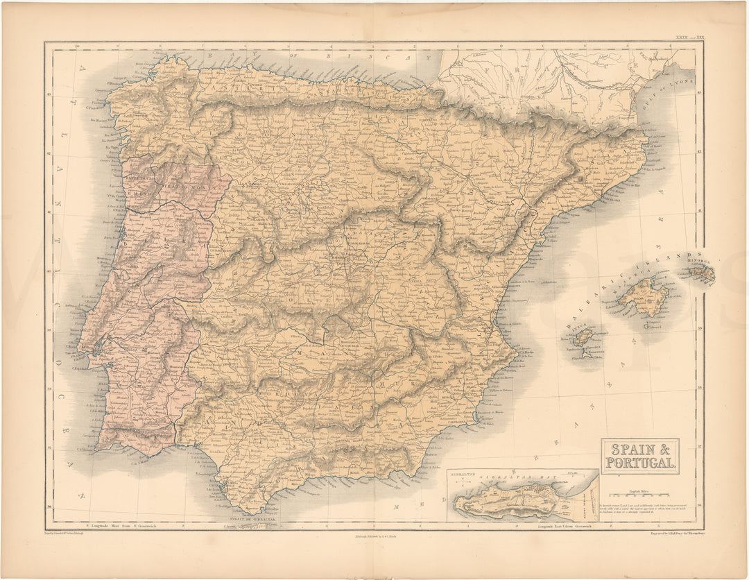 Spain and Portugal 1857