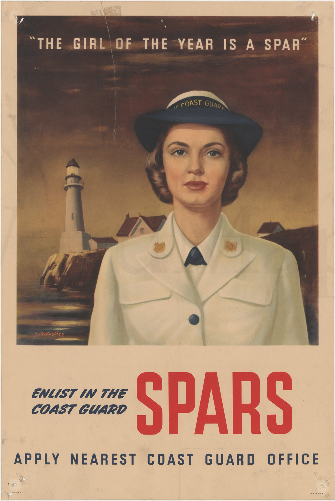 “The Girl of the Year is a SPAR” 1942 – L.W. Bentley